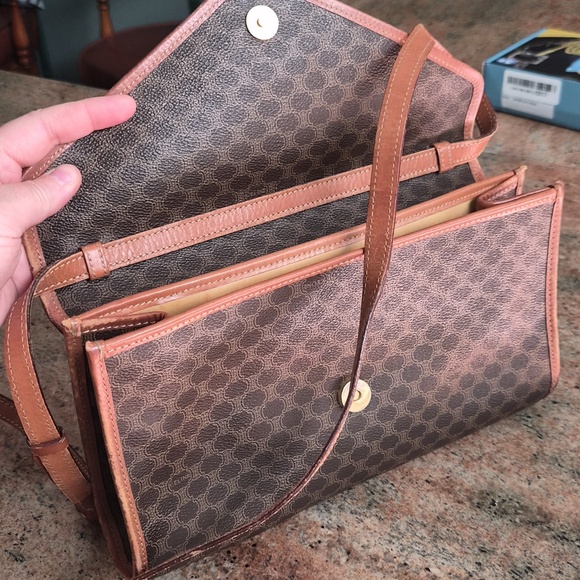 Vintage Celine Macadam Clutch or Crossbody - Picture 4 of 16